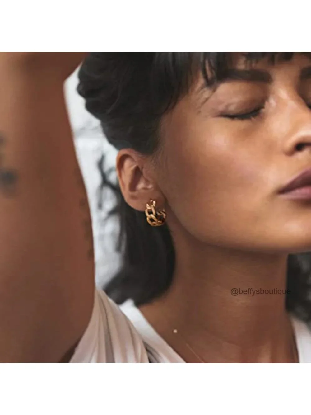 14K Gold Filled Small Hoop Earrings Handmade Hypoallergenic Everyday